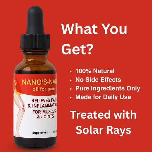 Fast Pain Relief Oil for Arthritis & Joint Pain – 100% Natural (made in USA)