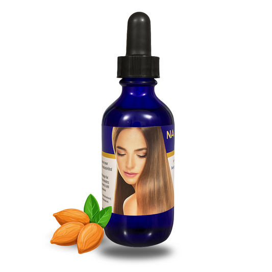 Hair Oil for Shiny & Silky Hair | Solar Treated Almond Oil | Stress Relief & Anti-Hair Fall