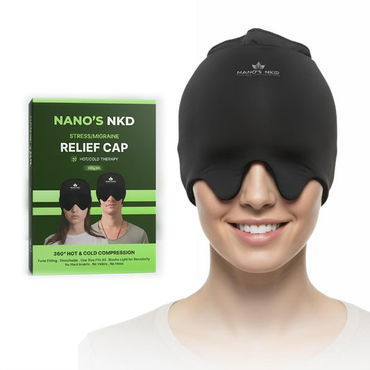 Gel Migraine Relief Cap – Reusable Cold Therapy Hat for Headaches and Stress